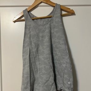Lulu lemon tank grey camo size 6